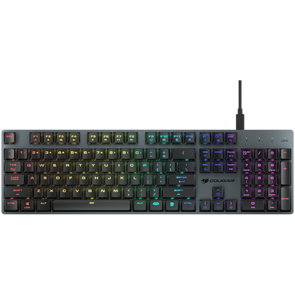 COUGAR Luxlim Gaming-Tastatur kabelgebunden schwarz