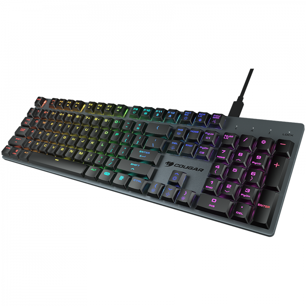 COUGAR Luxlim Gaming-Tastatur kabelgebunden schwarz