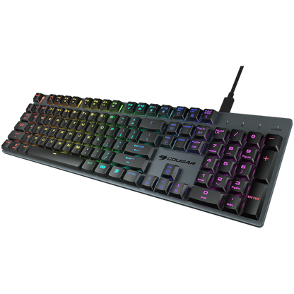 COUGAR Luxlim Gaming-Tastatur kabelgebunden schwarz