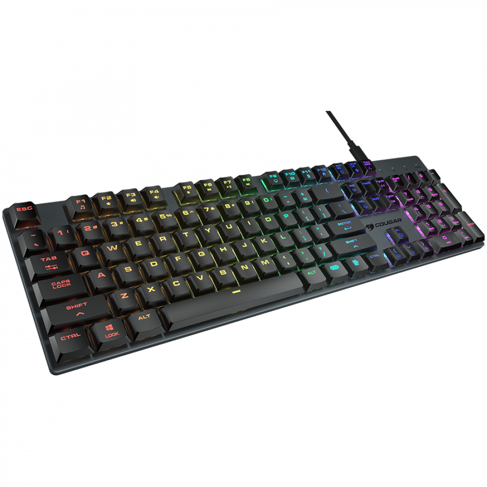 COUGAR Luxlim Gaming-Tastatur kabelgebunden schwarz