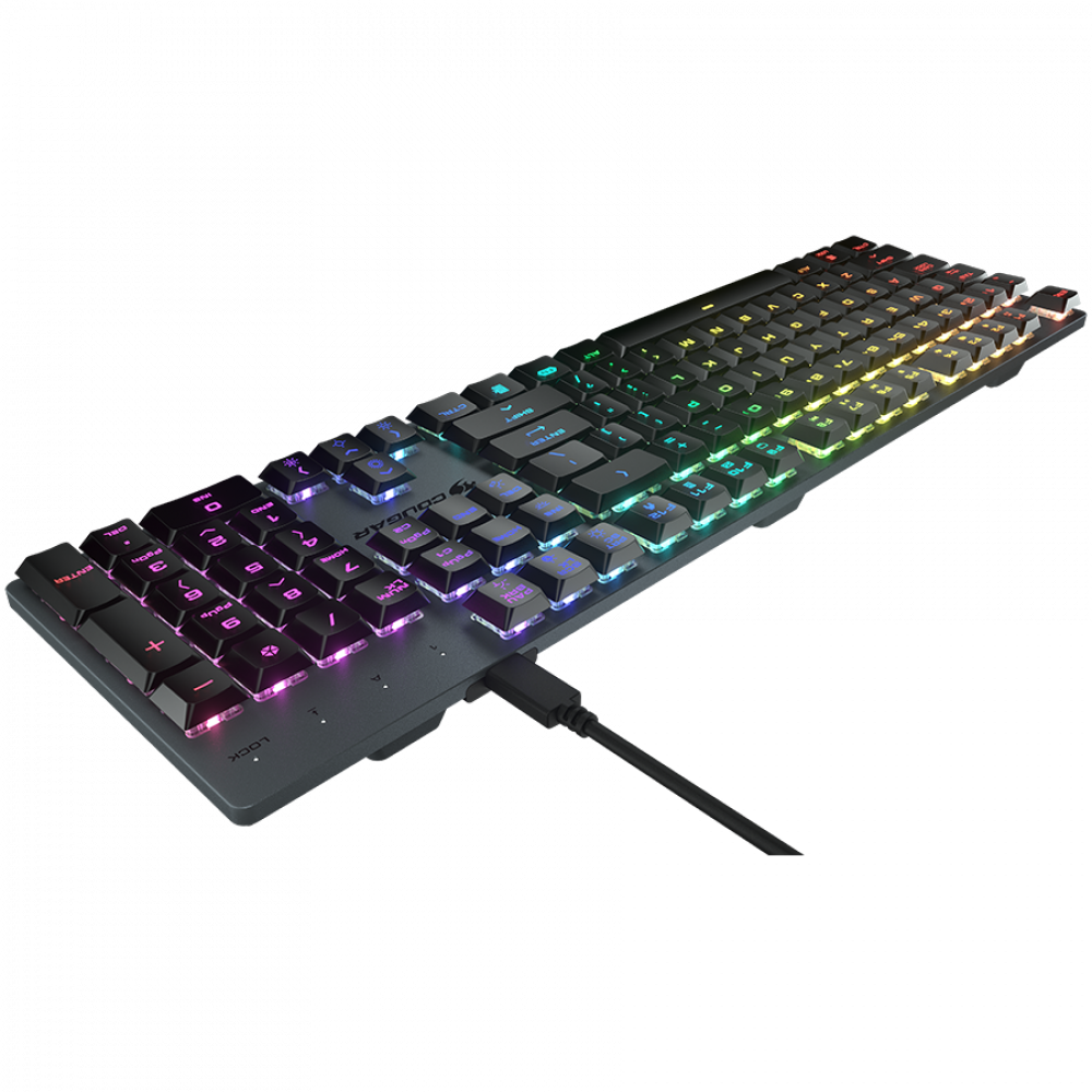 COUGAR Luxlim Gaming-Tastatur kabelgebunden schwarz
