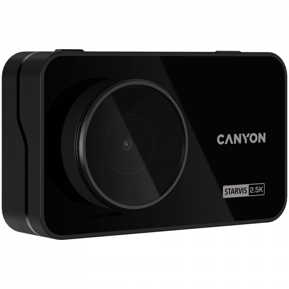 Dash Cam DVR 2.5K 1440p Wi-Fi GPS Canyon DVR25GPS black