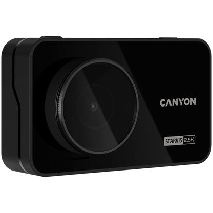 Dash Cam DVR 2.5K 1440p Wi-Fi GPS Canyon DVR25GPS black