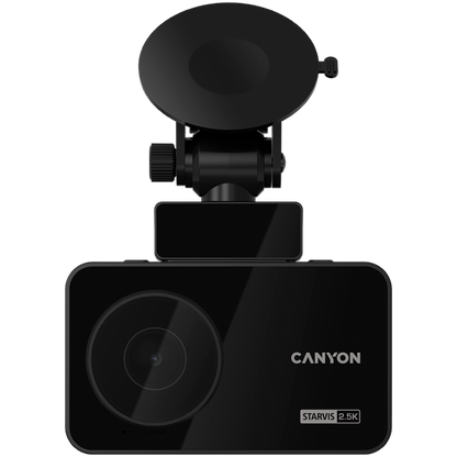 Dash Cam DVR 2.5K 1440p Wi-Fi GPS Canyon DVR25GPS black
