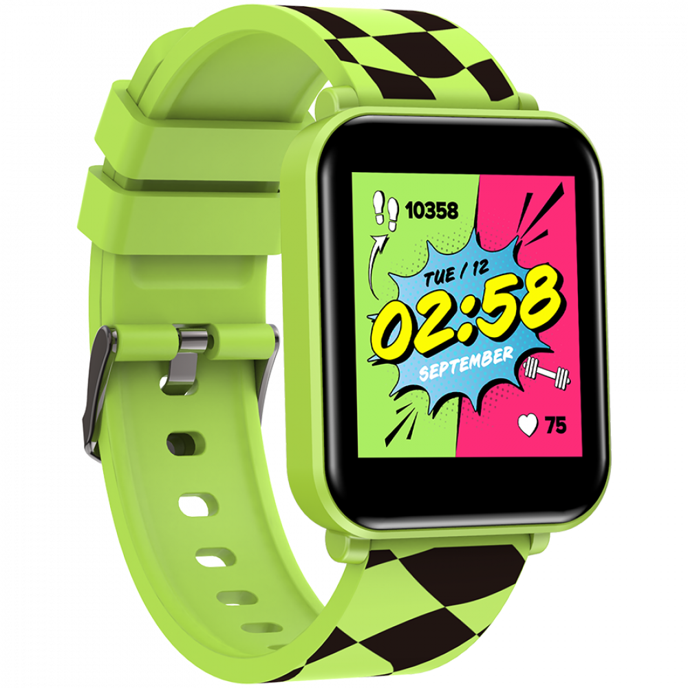 Smartwatch dla dzieci DUAL BT Music Canyon KW-43 zielony
