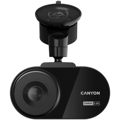 Wideorejestrator DVR 2.5K 1440p Wi-Fi Canyon DVR25 czarny