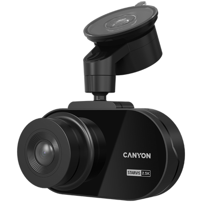 Wideorejestrator DVR 2.5K 1440p Wi-Fi Canyon DVR25 czarny