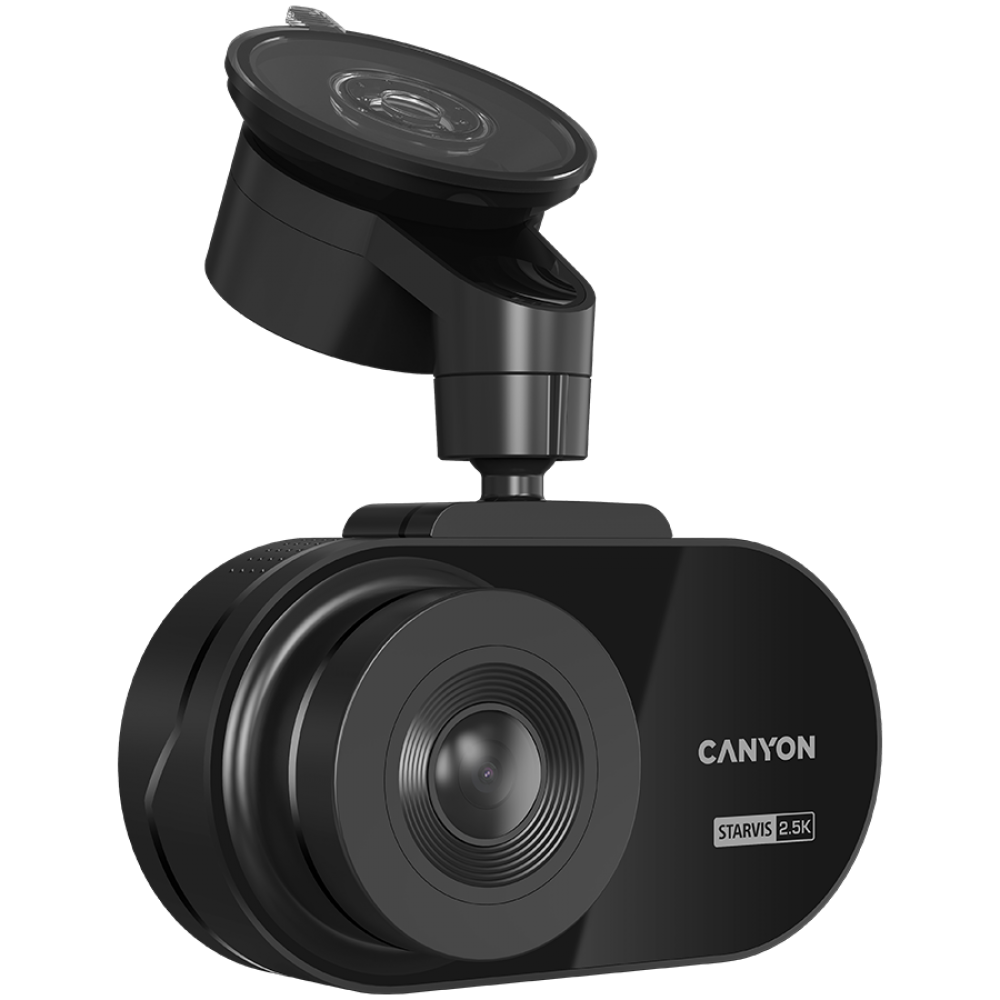 Wideorejestrator DVR 2.5K 1440p Wi-Fi Canyon DVR25 czarny