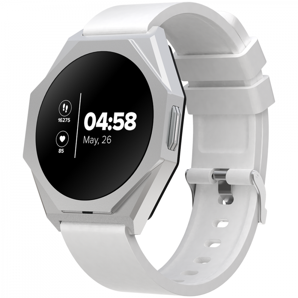 Canyon SW 86 Silver Smartwatch with Sports Functions