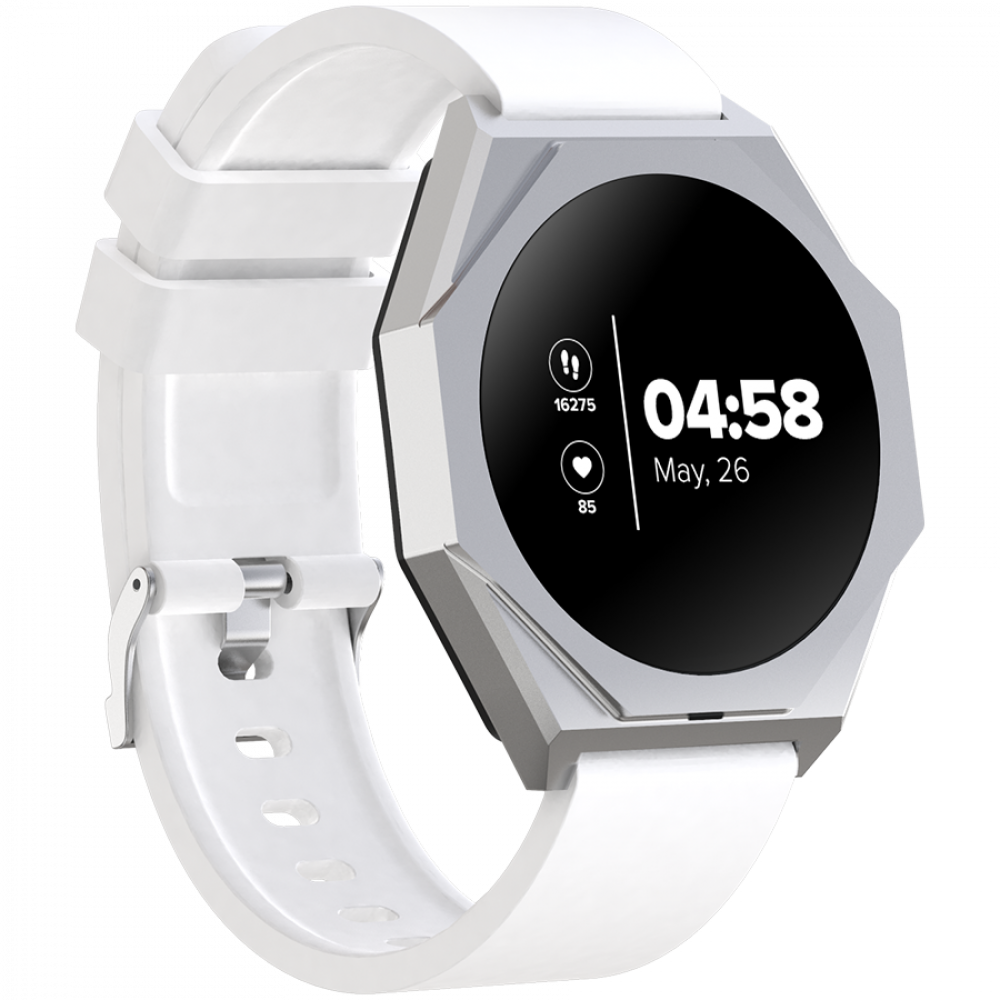 Canyon SW 86 Silver Smartwatch with Sports Functions