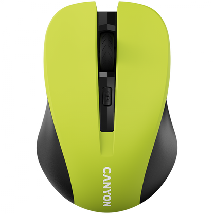 Canyon MW-1 Yellow Ergonomic Wireless Mouse