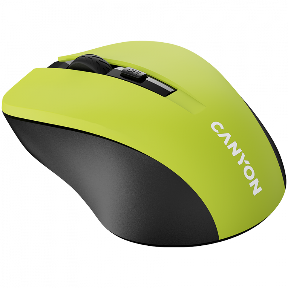 Canyon MW-1 Yellow Ergonomic Wireless Mouse