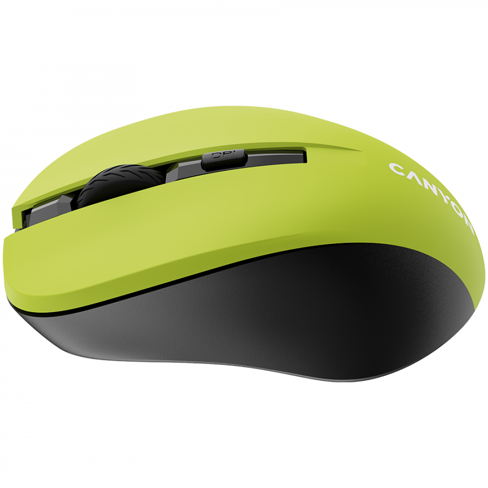 Canyon MW-1 Yellow Ergonomic Wireless Mouse