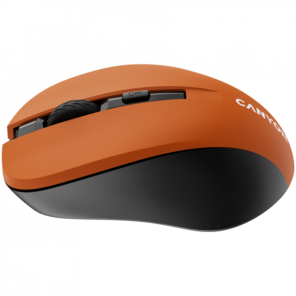 Kabellose ergonomische Maus Canyon MW-1, orange