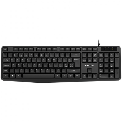 Canyon KB-1 UK wired keyboard black