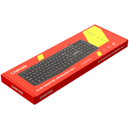Canyon KB-1 UK wired keyboard black