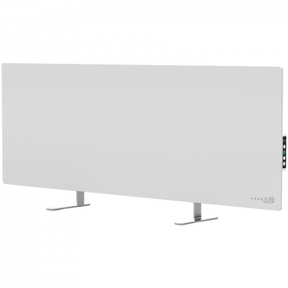 Elektrische Glasheizung Slim 1 cm Infrarot 700W Aeno Smart weiß