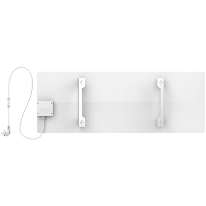Elektrische Glasheizung Slim 1 cm Infrarot 700W Aeno Smart weiß