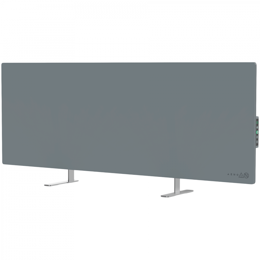 Elektrische Slim-Glasheizung 1 cm Infrarot 700W Aeno Smart Grau