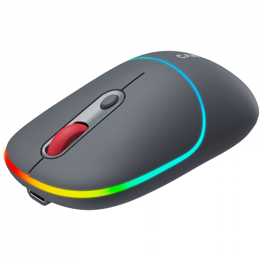 Kabellose 2-in-1-RGB-Maus Canyon MW 22 grau