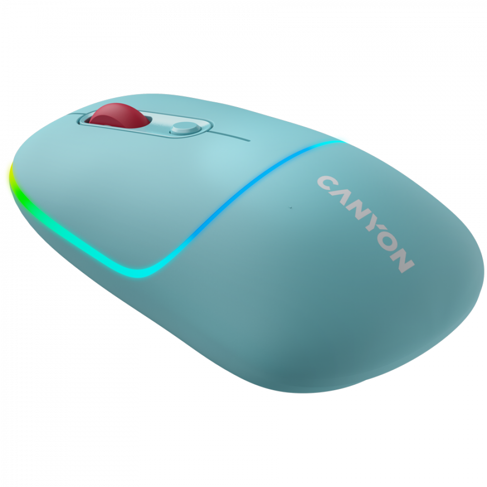 Kabellose 2-in-1-RGB-Maus Canyon MW 22 blau