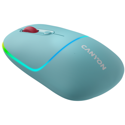 Kabellose 2-in-1-RGB-Maus Canyon MW 22 blau