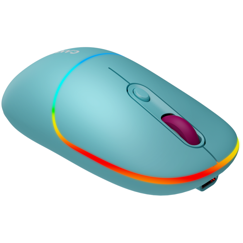 Kabellose 2-in-1-RGB-Maus Canyon MW 22 blau
