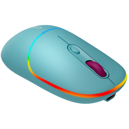 Kabellose 2-in-1-RGB-Maus Canyon MW 22 blau
