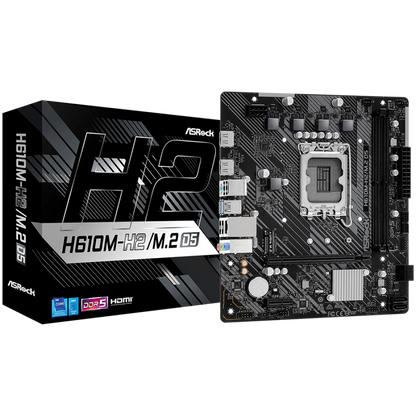 Motherboard ASROCK H610M H2/M.2 D5 Micro ATX DDR5 4800MHz