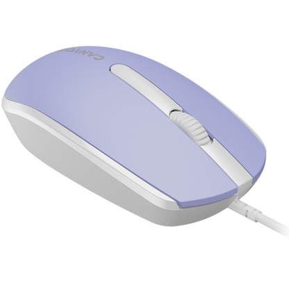 Mysz przewodowa ergonomiczna Canyon M-10 lawendowa