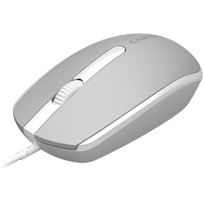 Mysz przewodowa ergonomiczna Canyon M-10 ciemnoszara