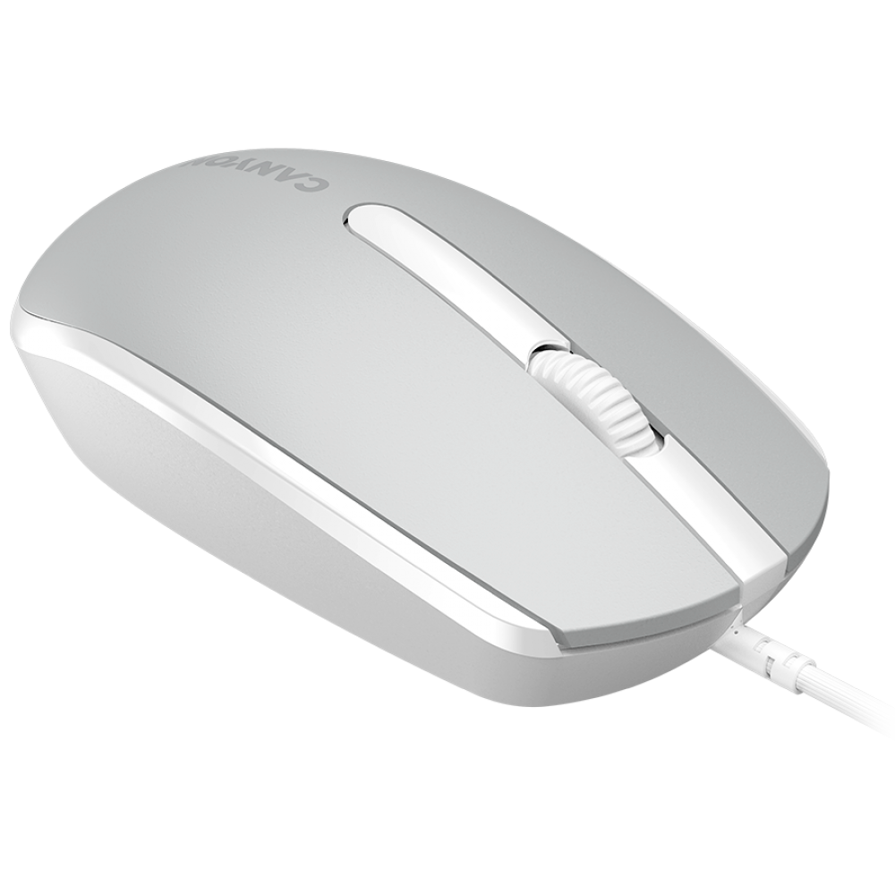 Mysz przewodowa ergonomiczna Canyon M-10 ciemnoszara