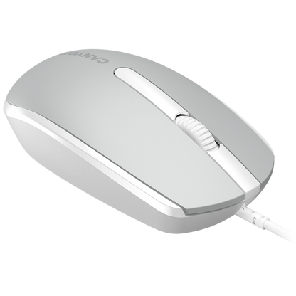 Mysz przewodowa ergonomiczna Canyon M-10 ciemnoszara