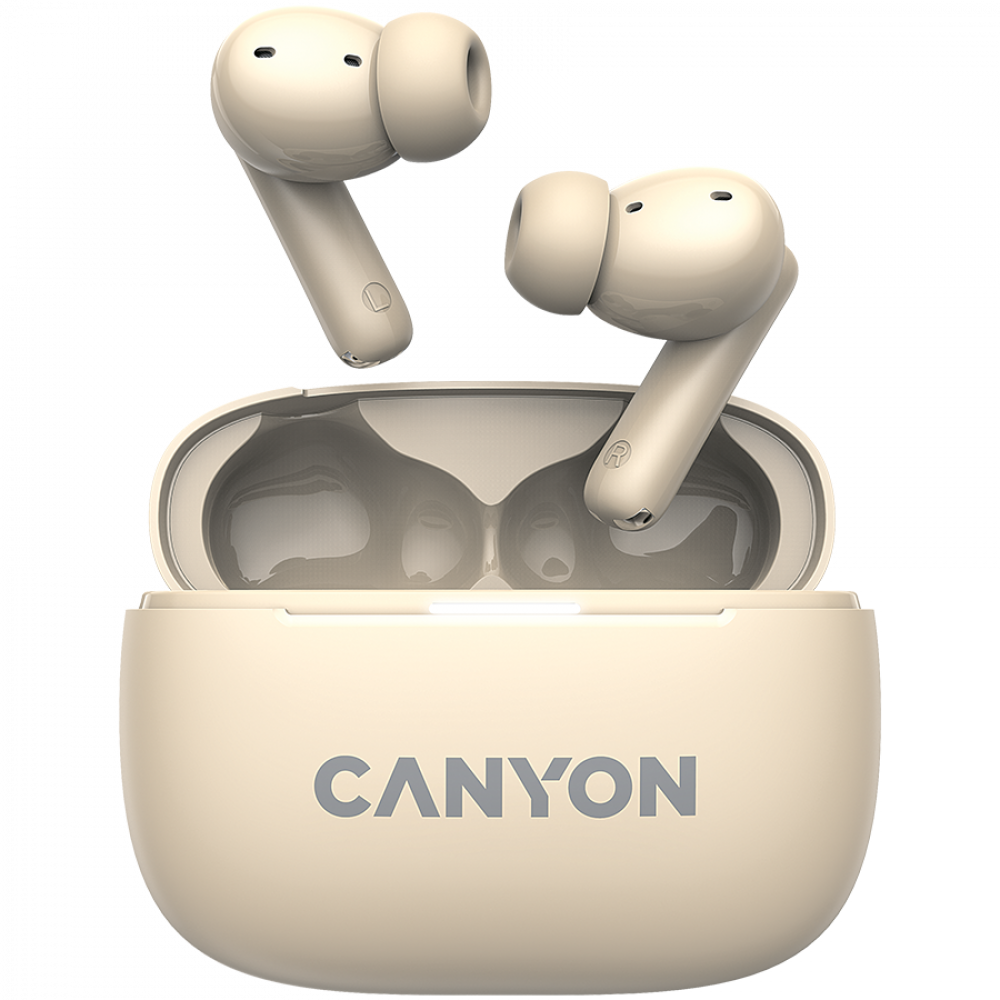 OnGo 10 ANC ENC Wireless In-Ear Headphones Beige