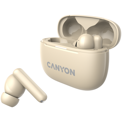 OnGo 10 ANC ENC Wireless In-Ear Headphones Beige