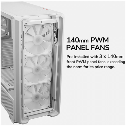 Cougar MX600 RGB CGR-57C9W-RGB White Case
