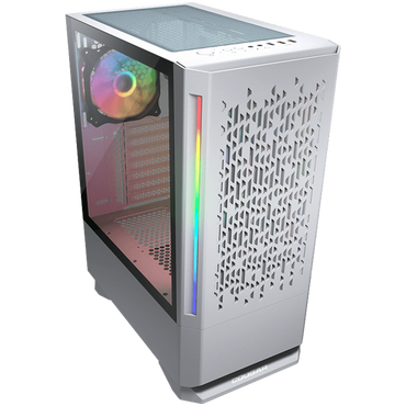 COUGAR MX430 Midi Tower Case with 3 ARGB Fans, White