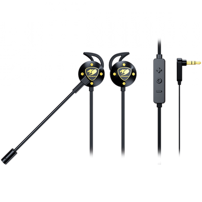 COUGAR Attila In-Ear Headphones with Microphone, Black