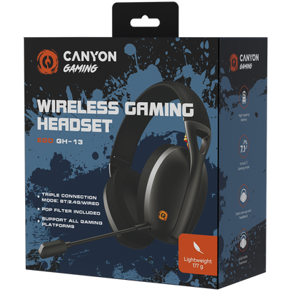 Kabelloses Headset Canyon GH-13 schwarz