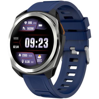 Smartwatch with GPS 1.3" waterproof Canyon SW-83 silver blue