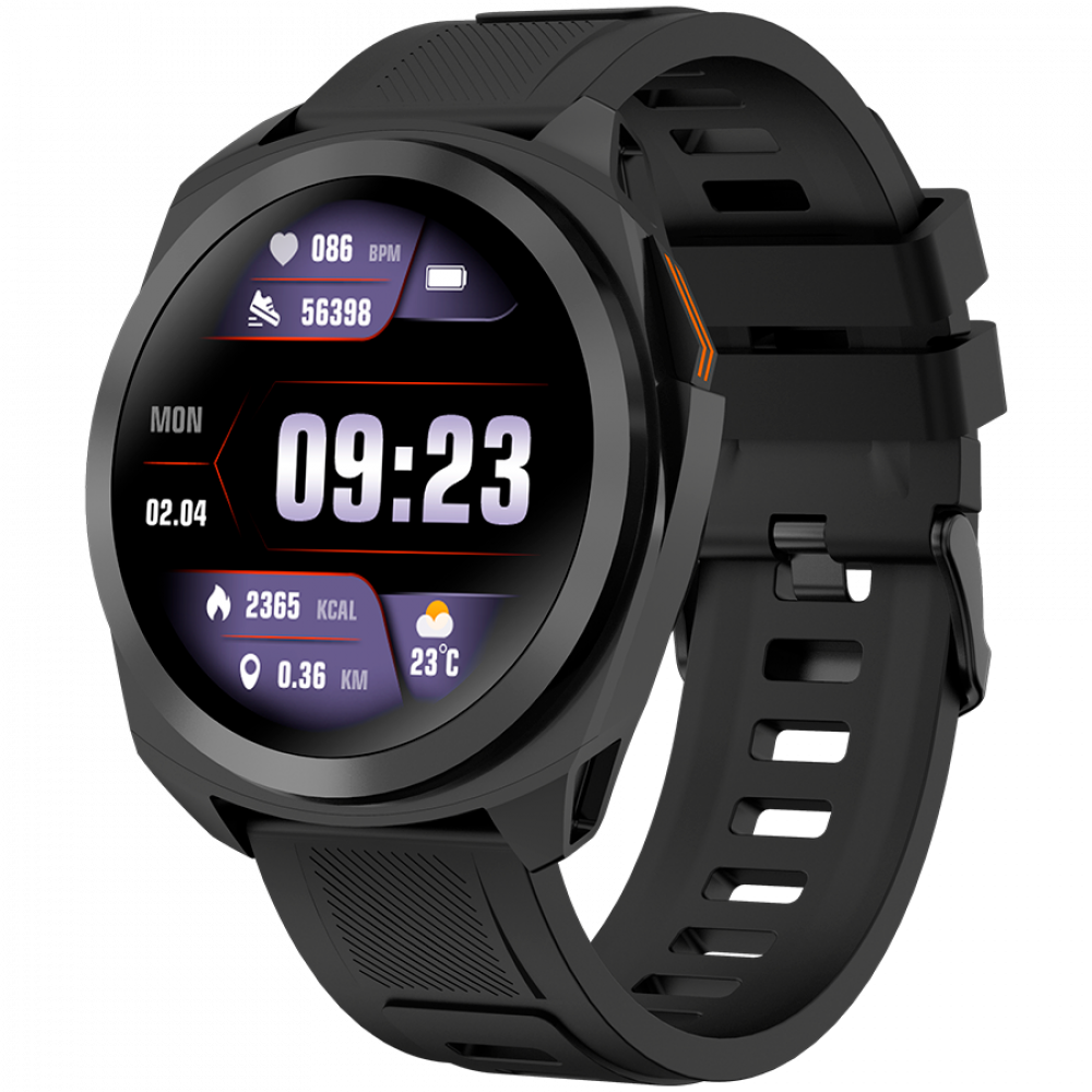 Smartwatch with GPS 1.3" activity monitor Canyon SW-83 black