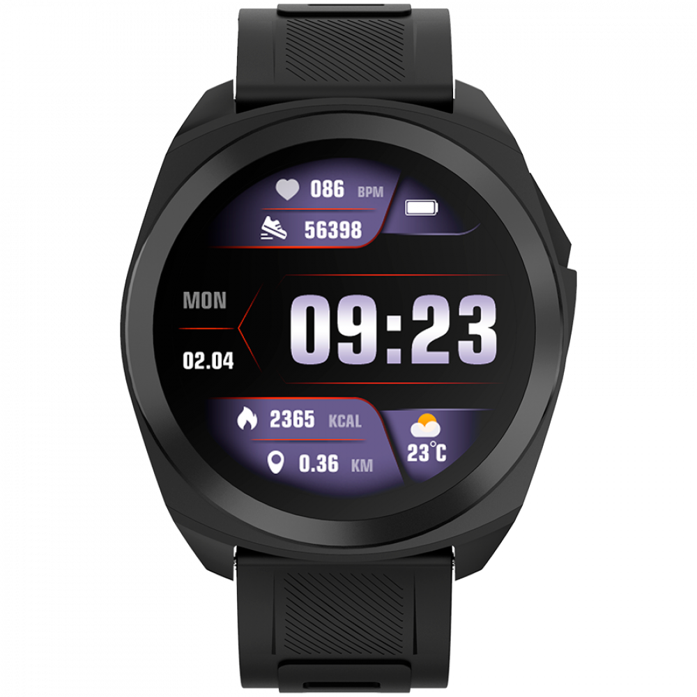 Smartwatch with GPS 1.3" activity monitor Canyon SW-83 black