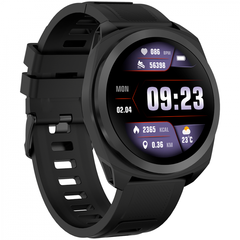 Smartwatch with GPS 1.3" activity monitor Canyon SW-83 black