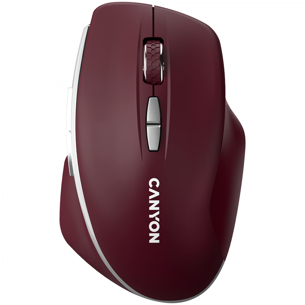 Mysz bezprzewodowa LED Bluetooth 2w1 Canyon MW-21 czerwona