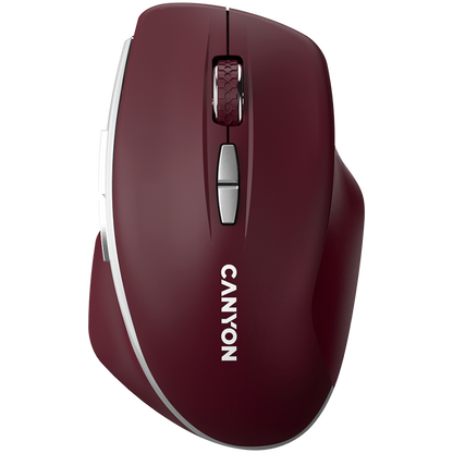 Mysz bezprzewodowa LED Bluetooth 2w1 Canyon MW-21 czerwona