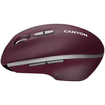Canyon MW-21 2-in-1 Wireless LED Bluetooth Mouse, Red