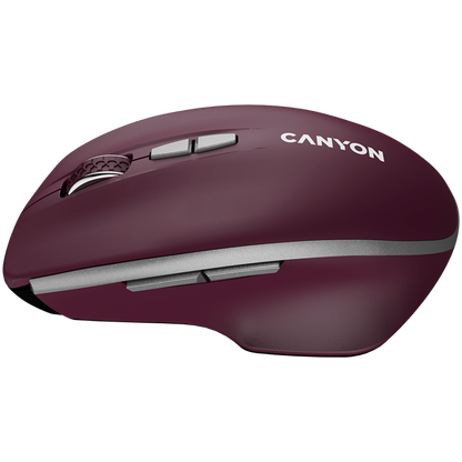Mysz bezprzewodowa LED Bluetooth 2w1 Canyon MW-21 czerwona