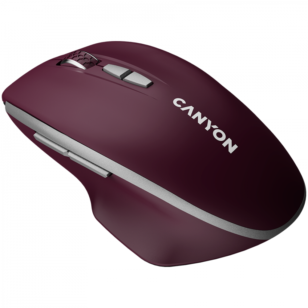 Mysz bezprzewodowa LED Bluetooth 2w1 Canyon MW-21 czerwona