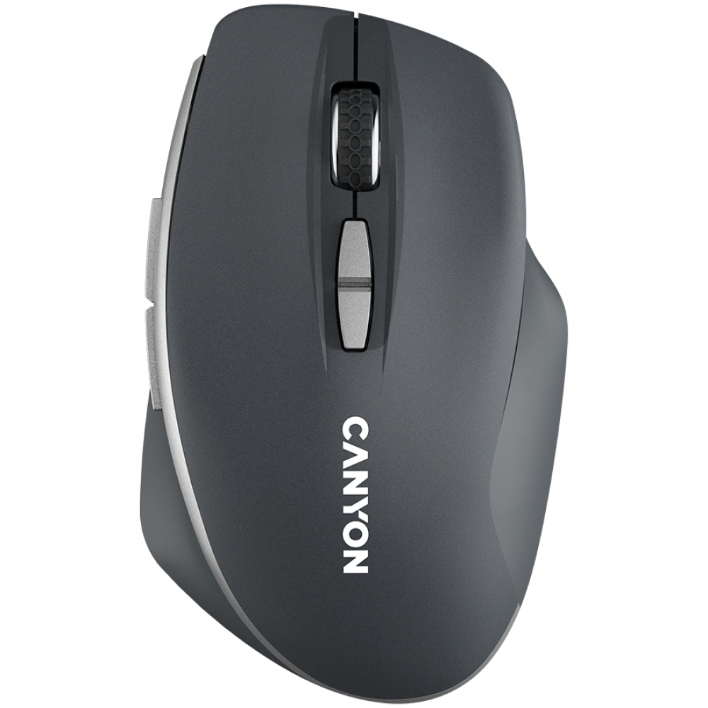 Canyon MW-21 2-in-1 Wireless LED Bluetooth Mouse, Grey