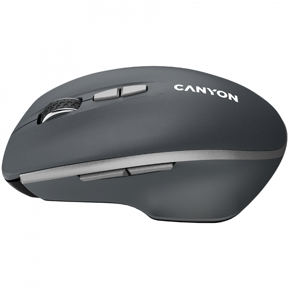 Canyon MW-21 2-in-1 Wireless LED Bluetooth Mouse, Grey